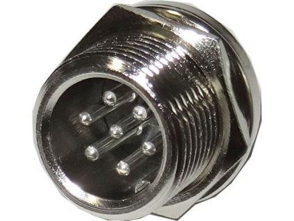 GX12 konektor 7p panelový