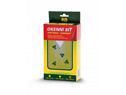 Okenní síť 150x180 cm bílá