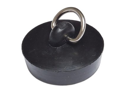Zátka černá 3/2" průměr 43mm - dřezová