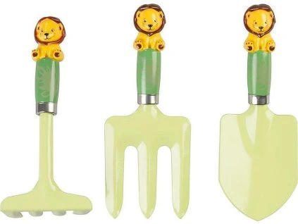 Sada zahradního nářadí dětská ABS+ocel, 3-dílná