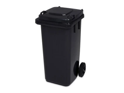 Popelnice hran. 120l PVC-černá