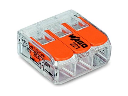 Svorka WAGO 221-413, 3 pólová