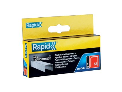 Spony Rapid č. 53, 6mm, 2500ks