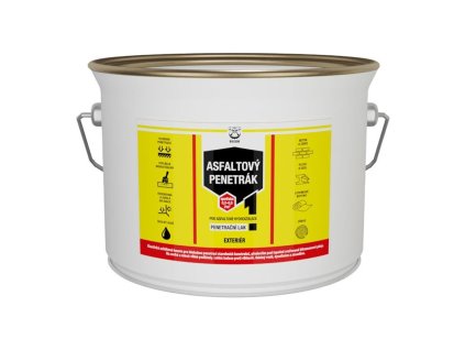 Penetrák asfaltový, 10l, BULDOK