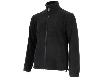 Mikina flísová, pánská BARRY M, černá, STALCO