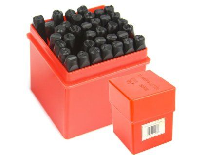 Raznice písmena a číslice, sada razidel 36 ks, 5 mm MAR-POL