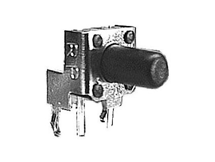 Mikrospínač 6x6mm úhlový v=10,85mm