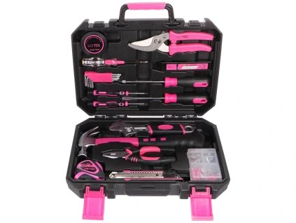 LADY - sada nářadí HOME PINK, 88 dílů - SIXTOL