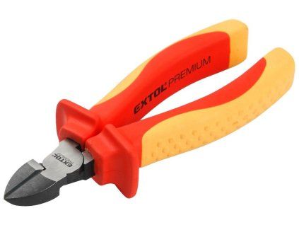 Kleště štípací boční, 160 mm, 1000 V, VDE, CrV, EXTOL PREMIUM