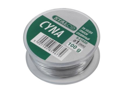 Cín, ∅1 mm, 100g, STALCO