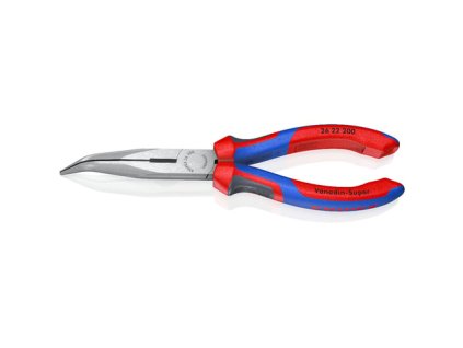 Půlkulaté kleště zahnuté, 200 mm - Knipex 26 22 200
