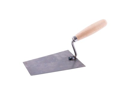 Lžíce zednická černá ocel 16x11,4cm