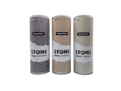 9909737 Maston spray STONE EFFECT GRANITE BLACK zulova cerna 400ml 0a