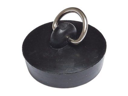 Zátka černá 3/2" průměr 43mm - dřezová