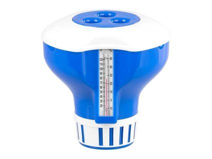 Dávkovač na tablety do bazénu s teploměrem, 3" (7,62cm) -200g tablety