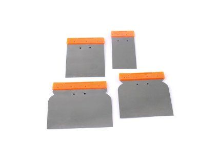 Stěrka japonská nerez 5, 8, 10, 12cm, 4ks