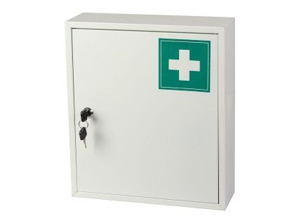 Lekárnička MEDIC, 31x10x36cm, nástěnná, kovová