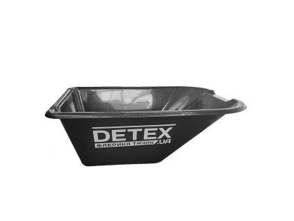 Korba plastová Detex černá, 130l