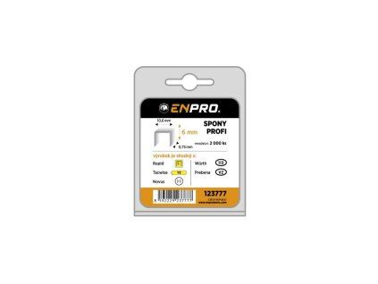 123777 Spony PROFI 581 06 mm 2000 ks ENPRO 0z