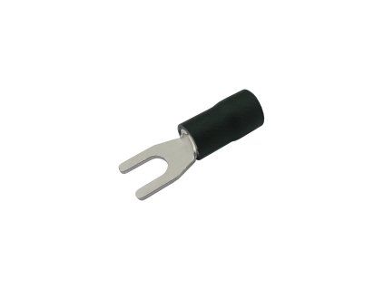 Vidlička 4.3mm, vodič 2.5-4.0mm černá