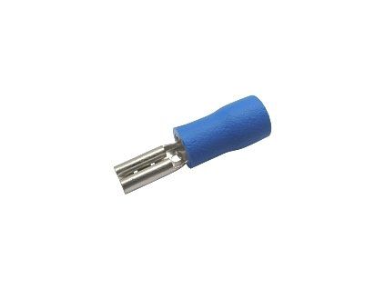 Zdířka faston 2.8mm ,vodič 1.5-2.5mm  modrá