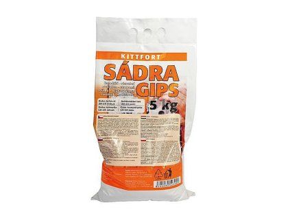 Sádra šedá, stavební 5kg