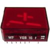 VQB16F zobrazovač +1., červený, RFT