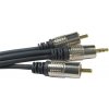 Kabel 2xCinch-Jack 3,5mm stereo, kabel 2x3,5mm, 1,5m