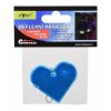 Přívěšek reflexní SRDCE - modrý