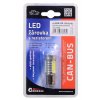 Žárovka 4 SMD LED 12V Ba15S s rezistorem CAN-BUS ready bílá