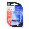 Žárovka 6 SMD LED 12V suf. SV8.5 38mm s rezistorem CAN-BUS modrá
