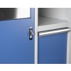 Celokovová dílenská skříňka PROFI BLUE 680x458x910 mm - MTGC1301A