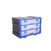 Plastový organizér, 3 uzavíratelné boxy - MW1803