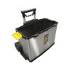 Kufr na nářadí na kolečkách, nerez 570x350x830mm, max. nosnost 36kg