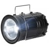 Campingová lampa CL102, LED, 80lm, 1200mAh, efekt plamene, USB nabíjení, solární