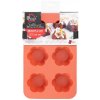 Forma na pečení muffin MagicHome, silikon, vzor květ, 28,6x17,2cm