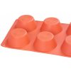 Forma na pečení muffin MagicHome, silikon, 23,7x16x3 cm