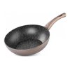 Pánev Wok MagicHome Coffee Brown Line, 28cm