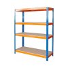 Regál Racks RAT60 HD, kovový, 4 police, 1800x1800x600mm