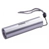 Svítilna Flashlight NX1051, 50 lm, USB nabíjení, černá/stříbrná 77x19 mm