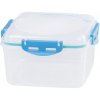 Dóza MagicHome sada 3 ks, 1200ml, 17x17x12,6 cm čtvercová, Clip, Lunchbox YH3