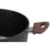Hrnec s poklicí Black Marble Line, 24cm, 4,0l