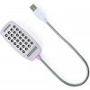 USB lampička růžová s vypínačem - LED 28x