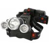Čelovka Headlight H931, T6+2 XPE 300lm, 1200mAh, USB nabíjení