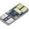 Žárovka LED T10 12V/ 2W bílá, CANBUS, 6xSMD5730