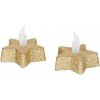 Čajová svíčka hvězda MagicHome zlatá, LED teplá bílá, 5,8x4,8cm