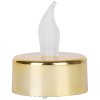 Čajová svíčka LED MagicHome zlatá, 2ks