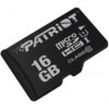 Paměťová karta PATRIOT micro SDHC 16GB UHS-I bez adaptéru