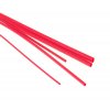 Bužírka - hadička smršťovací 6,4/3,2 mm, délka 1 m, polyetylen - červená