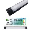 Lineární svítidlo LED 45W 1510x75x25mm denní bílé, černá barva QTEC